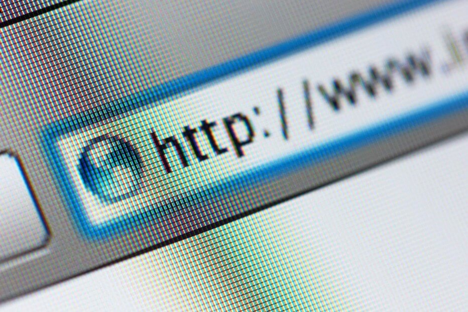 Barra de pesquisa de uma guia aberta com a palavra "http", em destaque.